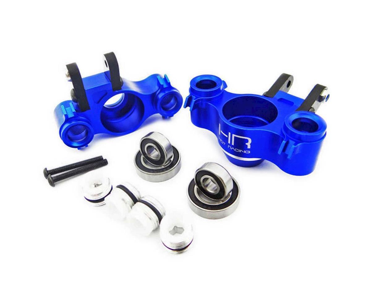 Hot Racing Aluminum Axle Carriers w/Bearing Blue TRA HRARVO21XG06