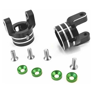 Hot Racing Black Aluminum C-Hub Scorpion HRASCP1901