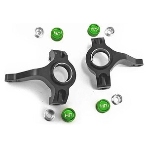 Hot Racing Black Aluminum Steering Knuckle Scorpion HRASCP2101