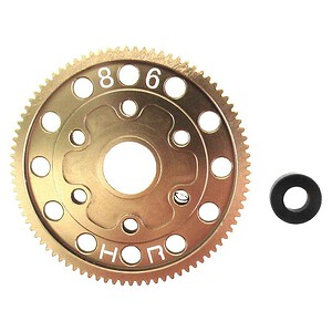 Hard Anodized Aluminum Spur Gear 86T 48P