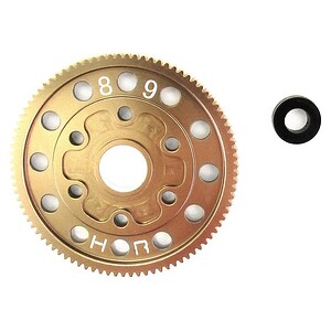 Hard Anodized 89T Aluminum Spur Gear