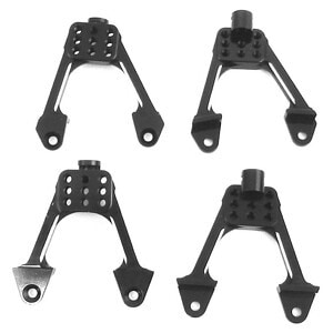 SCX10 Aluminum Front & Rear Adjustable Shock Tower Hoop Set