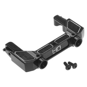 Hot Racing Aluminum Rear Bumper Mount Frame Brace (Black) HRASCXT03JR01