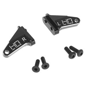 Hot Racing Aluminum Motor Plate Mount Black SCX2 HRASCXT18M01