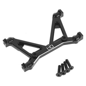 Axial SCX10 II Aluminum Rear Lower Shock Mount Brace (Black)