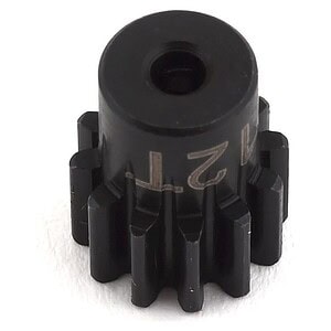 Steel 0.6 Module Pinion Gear (12T) (2mm Bore)