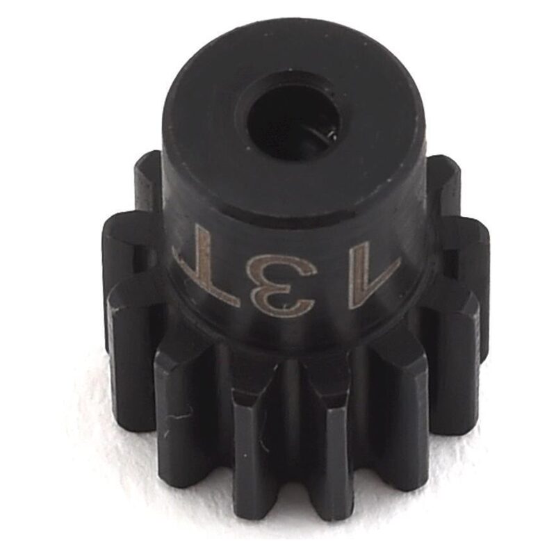 Steel 0.6 Module Pinion Gear (13T) (2mm Bore) - hrasdmd13m06-jpg Steel 0.6 Module Pinion Gear (13T) (2mm Bore)