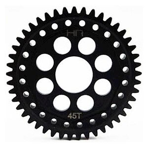 Hot Racing 1/10 4WD ECX Steel Mod 1 Spur Gear (45T) HRASECF45M1