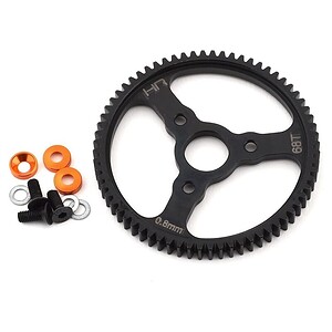 Hot Racing 32P/0.8M Hardened Steel Spur Gear (Black) (68T) HRASERVO268