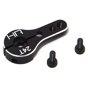 Hot Racing Aluminum Clamping Lock Servo Arm (24T-Hitec) HRASHM24M01