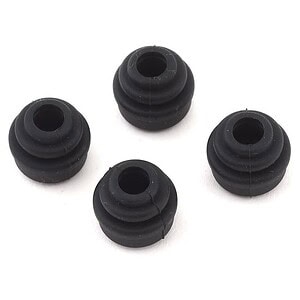 Hot Racing 10mm CV Splined Drive Dust Rubber Boot (4) HRASLD10R