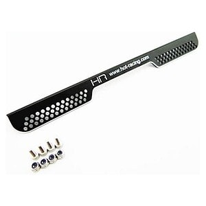 Traxxas Spartan Aluminum Rear Splash Guard (Black)