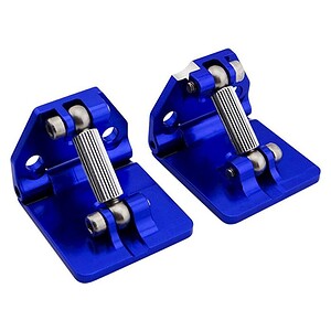Traxxas Spartan Aluminum Adjustable Trim Tab Set (Blue)