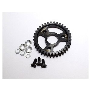 High-quality RC car gear set with screws and washers for improved durability and performance.