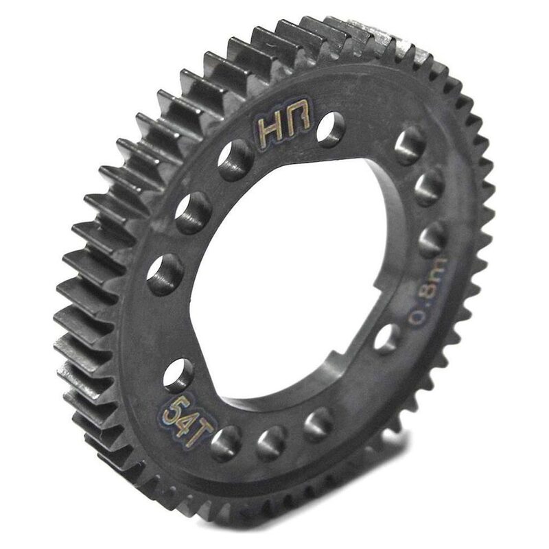 Gear differential ring gear for RC cars, high-precision metal construction, durable and lightweight for off-road and racing RC vehicles. High-quality metal RC car ring gear with gear teeth designed for maximum durability and performance in RC racing.