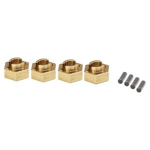 High-quality brass and steel RC car motor mount spacers for optimal performance. Durable RC car accessories.