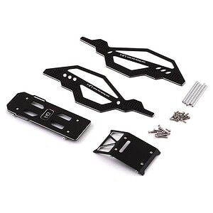 Axial SCX24 Aluminum Rock Racer Conversion Chassis (Black)