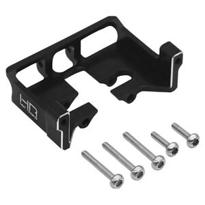 Axial SCX24 LCG Aluminum Steering Servo Mount (Black) (EcoPower/Emax)