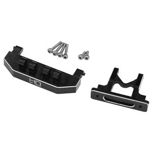 Axial SCX24 Aluminum Rear Body Mount Support (Black)