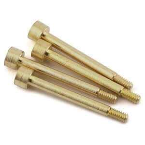 Axial SCX24 Shock Shaft (Gold) (4) (HRASXTF326R)
