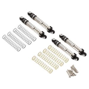 Axial SCX24 Aluminum Threaded Long Travel Oil Shocks (4)