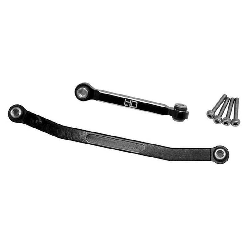 Axial SCX24 Aluminum Fix Tight Tolerance Steering Rod Link (Black) - hrasxtf49x01-jpg Axial SCX24 Aluminum Fix Tight Tolerance Steering Rod Link (Black)