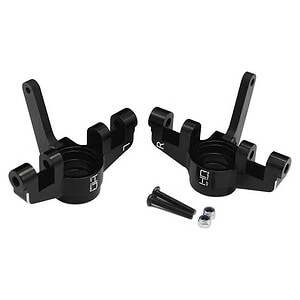 Hot Racing Arrma 4S BLX Aluminum Front Steering Blocks (Black) (2) HRATFF21G01
