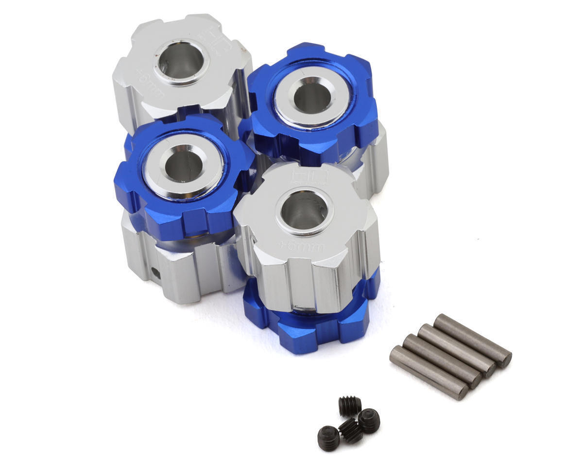 Traxxas Sledge Aluminum 17mm Hub Hex Extension Set (+6mm) (4)