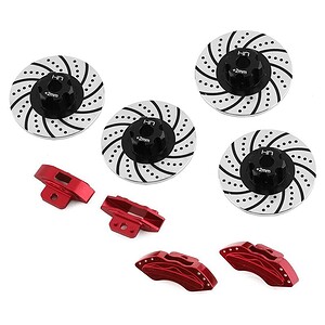 Traxxas 4-Tec 2.0 Aluminum Disc Brake w/Calipers (Red) (4)