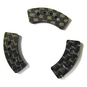 High-performance RC car carbon fiber brake shoes for enhanced grip and durability.