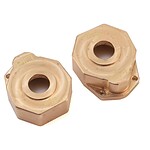 High-quality RC car parts hub carriers for off-road racing and durability.