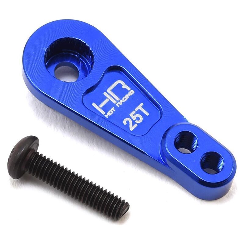 Traxxas TRX-4 Aluminum Servo Horn (Blue) (25T) - hratrxf25sh06-jpg Traxxas TRX-4 Aluminum Servo Horn (Blue) (25T)