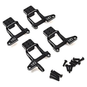 Traxxas TRX-4 Aluminum Shock Tower Hoops (Black)