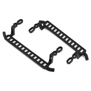 Traxxas TRX-4 Aluminum ICE Cube Style Rock Sliders (Black) (2)