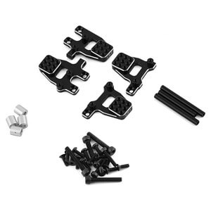Traxxas TRX-4M Aluminum Shock Mount Set (Black) (4)