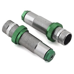 Twin Hammer Aluminum Rear Threaded Shock Bodies (Green) (2)