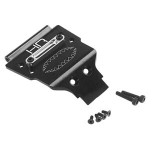 Hot Racing Aluminum Front Skid Plate w/Winch Fairlead HRAVTH331W01