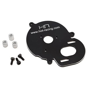 Axial Wraith Super Size Heat Sink Motor Plate (Black)
