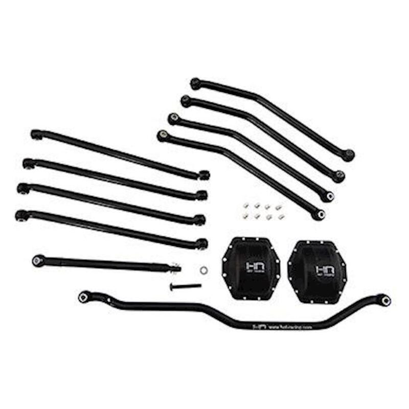 Wraith/AX10 Ridgecrest Aluminum Link Set (Black)