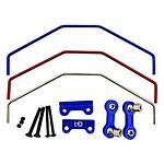 Traxxas X-Maxx Aluminum Front/Rear Sway Bar Set (Blue)