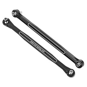 Traxxas X-Maxx Aluminum Steering Toe Link Set (Black) (2)