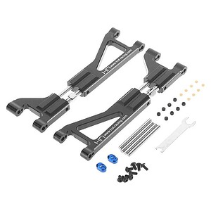 Hot Racing Aluminum X-Maxx Adjustable Upper Arm (Black) HRAXMX54A01