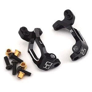 Hot Racing 1/18 Yeti Jr Aluminum C Hub Carrier Set (Black) HRAYEJ1901