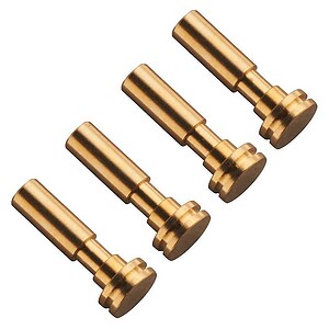 Hot Racing Brass Low Friction King Pins 1/8 Yeti XL (4) HRAYEX04M04