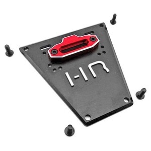 Hot Racing Aluminum Winch Mount Front Skid Plate Yeti XL HRAYEX331W01