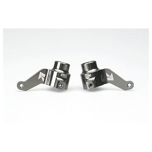 High-performance RC car wheel hubs with metal construction and precise fit.