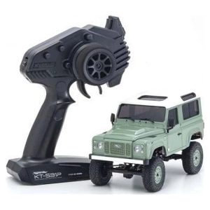 1/24 MINI-Z 4x4 Series MX-01 Readyset Land Rover Defender 90 Heritage Grasmere Green / Alaska White KYO32527GR