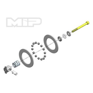 MIP Carbide Diff Rebuild Kit :TLR 22 Series Vehicles MIP17065