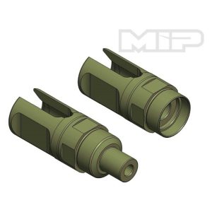 MIP Pucks 2 pc Alum Outdrive Cups M/F: ASC TLR MIP17132