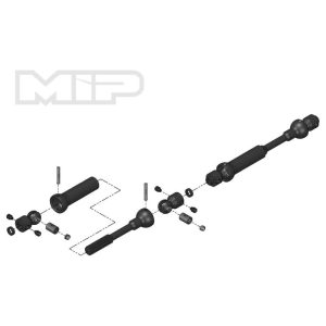 MIP Center Drive Kit 110mm x 135mm w/5mm Hubs MIP18120